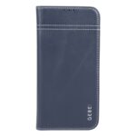 For iPhone 16 Pro GEBEI Top-grain Horizontal Flip Leather Phone Case(Blue) - Image 2