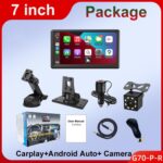 Car 7 inch IPS Portable Smart Screen, with Reversing Camera - Image 2