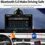 Car 7 inch IPS Portable Smart Screen, with Reversing Camera - Image 8