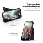 For iPhone 16 Pro DUX DUCIS Rafi II Series MagSafe Magnetic Holder RFID Phone Case(Black) - Image 4