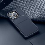 For iPhone 16 Pro DUX DUCIS Rafi II Series MagSafe Magnetic Holder RFID Phone Case(Blue) - Image 2