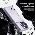 For iPhone 16 Pro DUX DUCIS Rafi II Series MagSafe Magnetic Holder RFID Phone Case(Purple) - Image 9