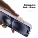 For iPhone 16 DUX DUCIS Rafi II Series MagSafe Magnetic Holder RFID Phone Case(Purple) - Image 7