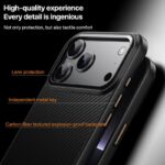 For iPhone 17 Pro Max Kevlar Fiber Shockproof MagSafe Phone Case(Black) - Image 7