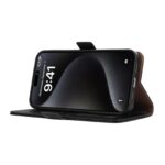 For iPhone 17 Pro Max ABEEL Side-Magnetic Litchi Pattern Leather RFID Phone Case(Black) - Image 5