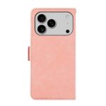 For iPhone 17 Pro Max ABEEL Frosted Magnetic RFID Leather Phone Case(Pink) - Image 3