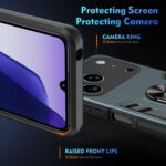 For iPhone 17 Pro Max Shockproof Metal Ring Holder Phone Case(Green) - Image 3