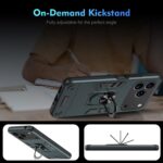 For iPhone 17 Pro Max Shockproof Metal Ring Holder Phone Case(Green) - Image 6