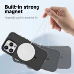 For iPhone 16 Pro RedPepper Armor Magsafe PC Hybrid TPU Phone Case(Black) - Image 4