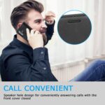 For iPhone 16 Plus LC.IMEEKE Strong Magnetism Microfiber Leather Phone Case(Black) - Image 7