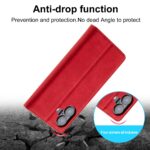 For iPhone 16 Plus LC.IMEEKE Strong Magnetism Microfiber Leather Phone Case(Red) - Image 6
