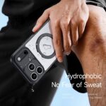 For iPhone 17 Pro DUX DUCIS Aimo Mag Series MagSafe Ring Holder Frosted Phone Case(Black) - Image 5