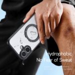 For iPhone 17 DUX DUCIS Aimo Mag Series MagSafe Ring Holder Frosted Phone Case(Black) - Image 5