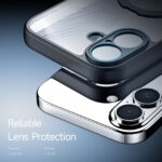 For iPhone 17 DUX DUCIS Aimo Mag Series MagSafe Ring Holder Frosted Phone Case(Black) - Image 6