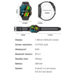 LEMFO K61 Pro 1.96 inch BT5.0 Sport Smart Watch - Image 2