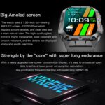 LEMFO K61 Pro 1.96 inch BT5.0 Sport Smart Watch - Image 8