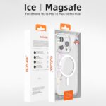 For iPhone 16 Mutural Ice Series MagSafe Magnetic TPU Phone Case(Transparent) - Image 8
