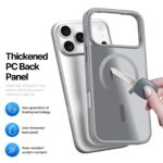 For iPhone 17 Pro DUX DUCIS Yind Series MagSafe TPU Hybrid PC Phone Case(Grey) - Image 6