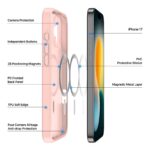 For iPhone 17 DUX DUCIS Yind Series MagSafe TPU Hybrid PC Phone Case(Light Pink) - Image 3