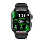 2.01 inch Screen Silicone Strap 10m Waterproof Smart Watch - Image 2
