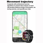 2.01 inch Screen Silicone Strap 10m Waterproof Smart Watch - Image 11