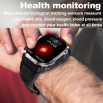 2.01 inch Screen Silicone Strap 10m Waterproof Smart Watch - Image 13