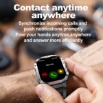 2.01 inch Screen Silicone Strap 10m Waterproof Smart Watch - Image 14