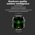 2.01 inch Screen Silicone Strap 10m Waterproof Smart Watch - Image 8