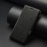 For iPhone 16 Pro LC.IMEEKE RFID Anti-theft Leather Phone Case(Black) - Image 2