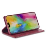 For iPhone 16 Pro LC.IMEEKE RFID Anti-theft Leather Phone Case(Red) - Image 4