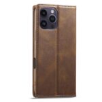 For iPhone 16 Pro LC.IMEEKE RFID Anti-theft Leather Phone Case(Brown) - Image 3