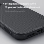 For iPhone 16 Pro NILLKIN Frosted Shield Pro Magnetic Magsafe Phone Case(Blue) - Image 5