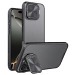 For iPhone 16 Pro NILLKIN CamShield Prop Translucent PC Phone Case(Black) - Image 3