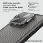 For iPhone 16 Pro NILLKIN CamShield Prop Translucent PC Phone Case(Black) - Image 5