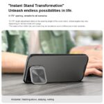 For iPhone 16 Pro NILLKIN CamShield Prop Translucent PC Phone Case(Black) - Image 6