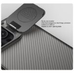 For iPhone 16 Pro NILLKIN CamShield Prop Translucent PC Phone Case(Black) - Image 8