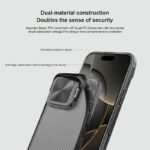 For iPhone 16 Pro NILLKIN CamShield Prop Translucent PC Phone Case(Black) - Image 9
