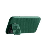 For iPhone 16 Pro NILLKIN Black Mirror Prop CD Texture Mirror Phone Case(Green) - Image 4