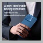 For iPhone 16 Pro NILLKIN Black Mirror Prop CD Texture Mirror Phone Case(Green) - Image 9