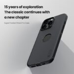 For iPhone 16 Pro NILLKIN Frosted Shield Pro PC + TPU Phone Case(Black) - Image 4