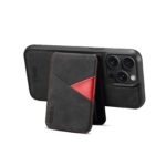 For iPhone 16 Pro ESEBLE E2 Retro Texture Card Slots MagSafe RFID Leather Case(Black) - Image 5