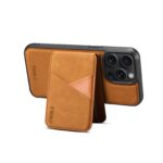 For iPhone 16 Pro ESEBLE E2 Retro Texture Card Slots MagSafe RFID Leather Case(Yellow) - Image 5