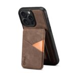 For iPhone 16 Pro ESEBLE E2 Retro Texture Card Slots MagSafe RFID Leather Case(Coffee) - Image 4