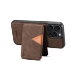 For iPhone 16 Pro ESEBLE E2 Retro Texture Card Slots MagSafe RFID Leather Case(Coffee) - Image 5