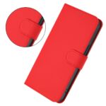For iPhone 17 Pro Max Skin Feel Solid Color Leather Phone Case with Lanyard(Red) - Image 2