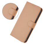 For iPhone 17 Pro Max Skin Feel Solid Color Leather Phone Case with Lanyard(Nude) - Image 2