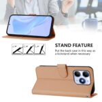 For iPhone 17 Pro Max Skin Feel Solid Color Leather Phone Case with Lanyard(Nude) - Image 3
