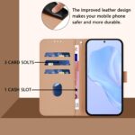 For iPhone 17 Pro Max Skin Feel Solid Color Leather Phone Case with Lanyard(Nude) - Image 7