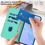 For iPhone 17 Pro Max Skin Feel Solid Color Leather Phone Case with Lanyard(Green) - Image 6