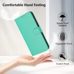 For iPhone 17 Pro Max Skin Feel Solid Color Leather Phone Case with Lanyard(Green) - Image 8